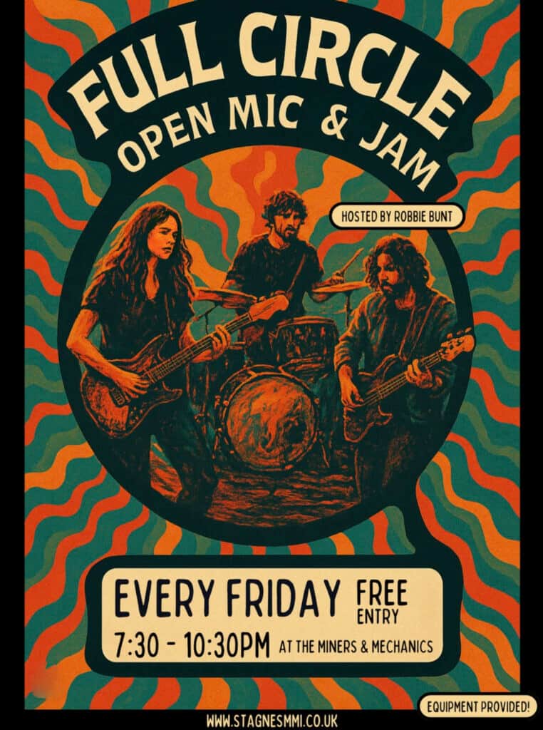 Robbie Bunt Full Circle Open Mic and Jam