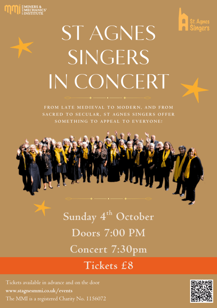 St Agnes Singers Concert A4 size